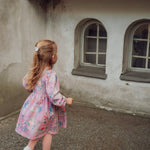 Crystal Bloom Puff Dress Ls | Pink Mekko Winter Wonders