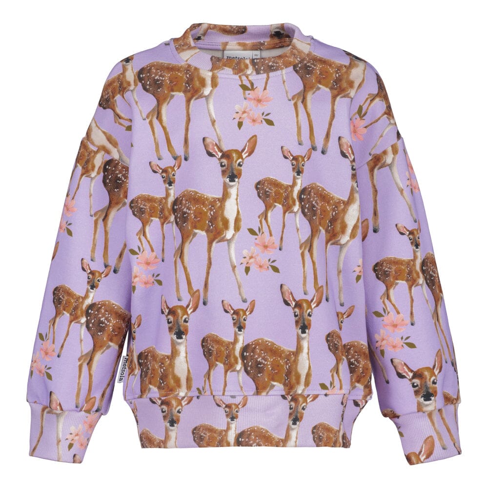 CUTE BAMBI OVERSIZE SWEATER | ICY LILAC Paita Kings of the Forest