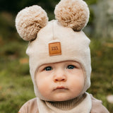 Cutie Helmet -Merinovilla Kypärämyssy | Not So Muddy Boots Pipo Happy Hearts