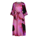 Euphoria A-Line V-Neck Dress | Multicolour Aikuisten mekko Metsola
