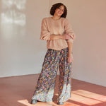 Fantasy Pleated Wide Leg Pants -Housut Aikuisten housut Can't Stop Dreaming