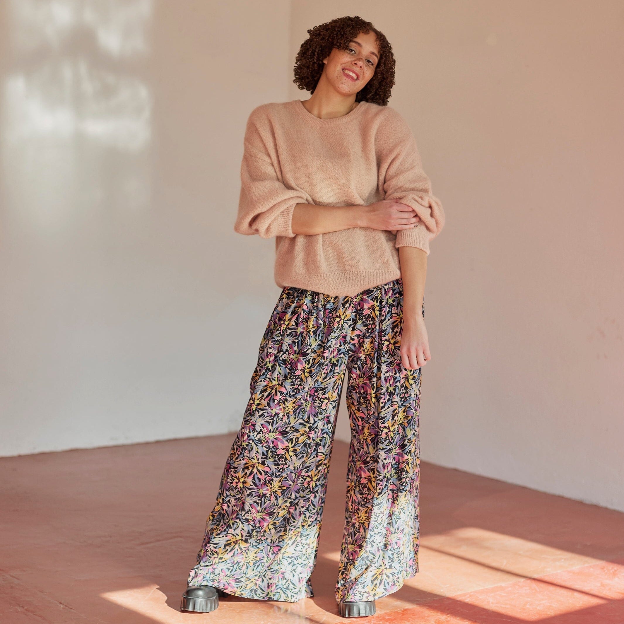 Fantasy Pleated Wide Leg Pants -Housut Aikuisten housut Can't Stop Dreaming