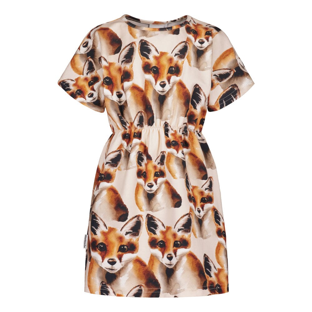 FOX CREAM SHORT DRESS Mekko Metsola