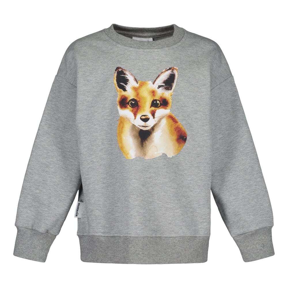 Fox Oversize Sweater -Collegepaita | Cloudy Pitkähihainen paita Urban Story