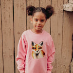 Fox Rosy Oversize Sweater -Collegepaita Pitkähihainen paita Urban Story