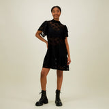 Frill Lace Dress -Mekko | Licorice Aikuisten mekko Can You Hear Me?