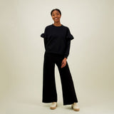 Frill Sweater -Collegepaita | Licorice Aikuisten paita Can't Stop Dreaming