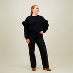Frill Sweater -Collegepaita | Licorice Aikuisten paita Can't Stop Dreaming