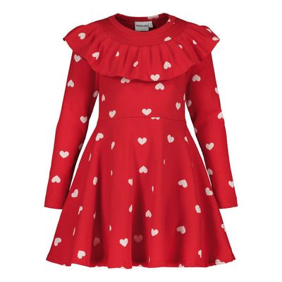 HEART SONG RIB RUFFLE COLLAR DRESS | POPPY Mekko Made of Dreams