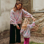 Heavy Rib Flare Pants | Icy Blossom Housut Winter Wonders