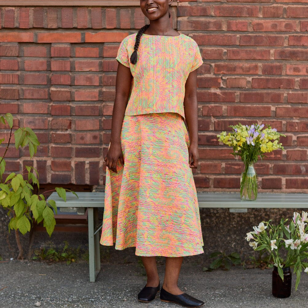 Jacquard Circle Skirt -Hame Aikuisten hame C'est La Vie!