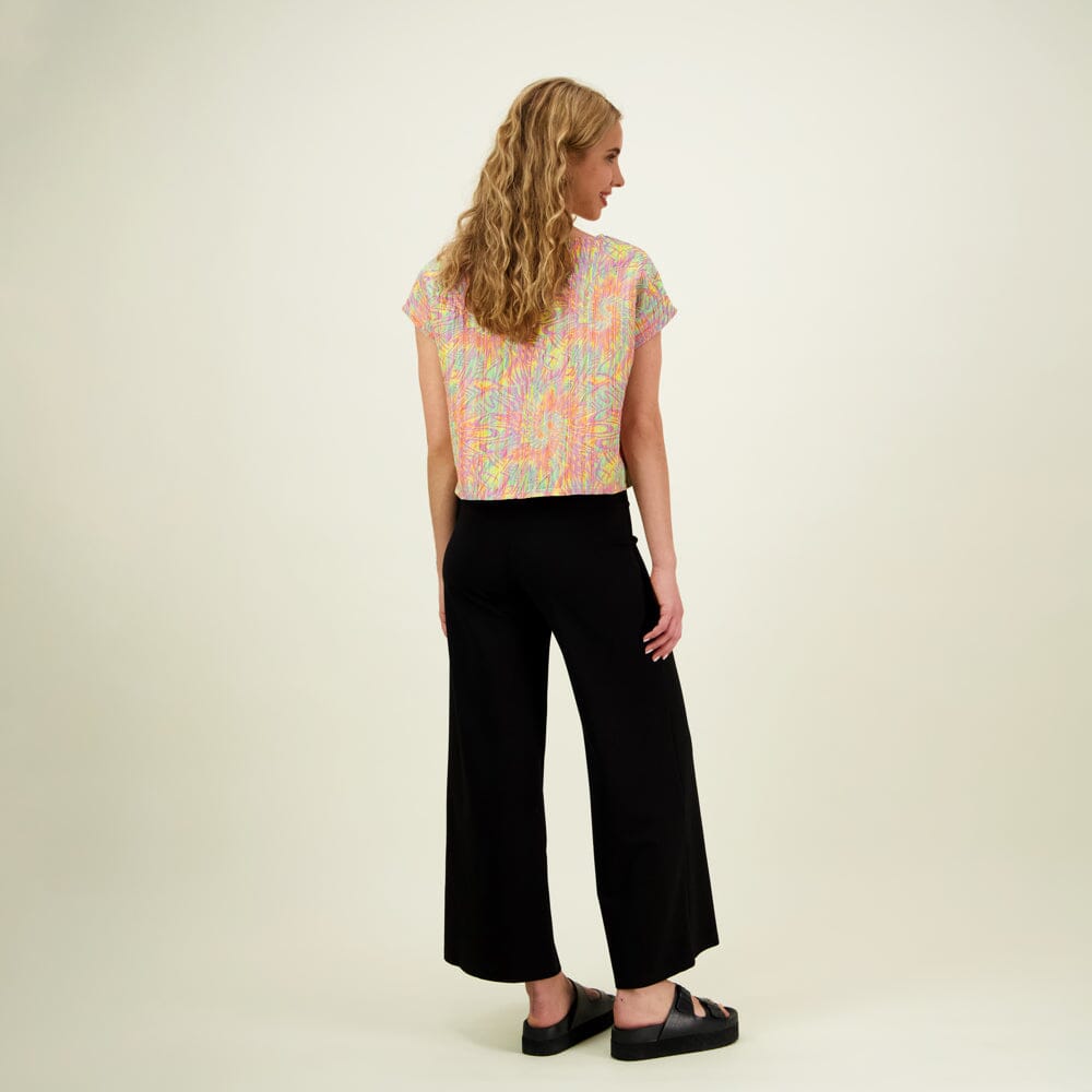 Jacquard Cropped Top -Paita Aikuisten paita C'est La Vie!