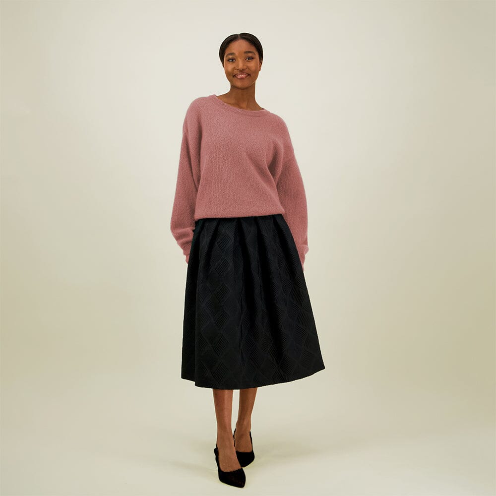 Jacquard Skirt -Hame | Licorice Aikuisten hame Metsola