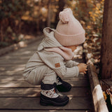 Knitted-Tuubihuivi, Merinovilla | Hearty Pink Huivi A World Full of Smiles