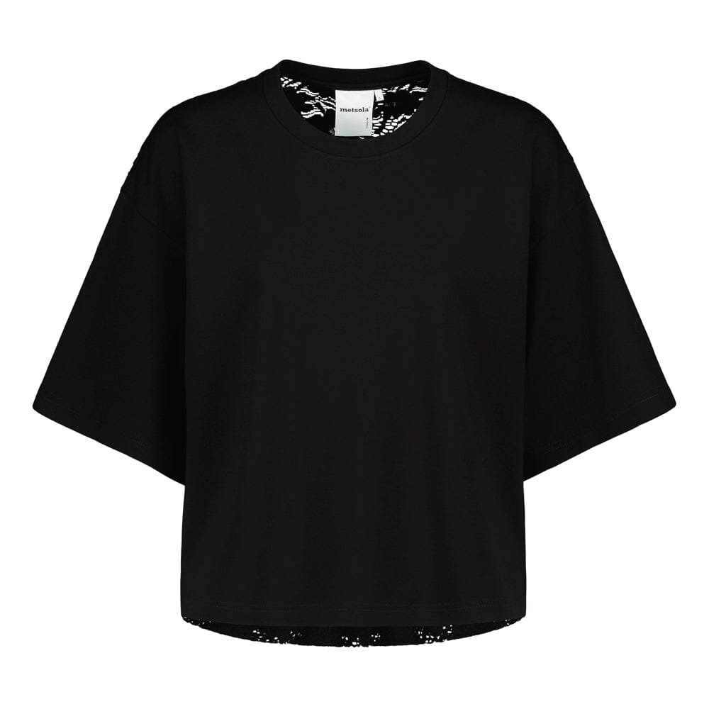 Lace Back T-Shirt | Licorice Aikuisten paita Metsola