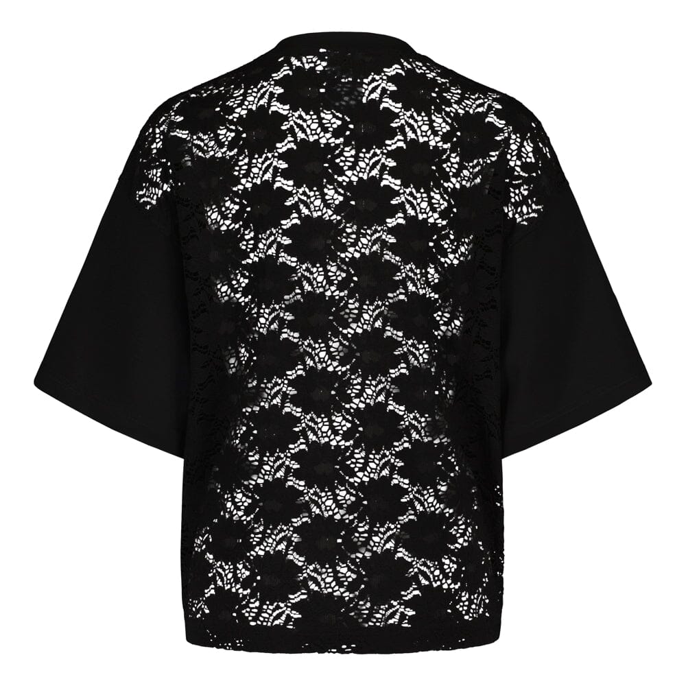 Lace Back T-Shirt | Licorice Aikuisten paita Metsola