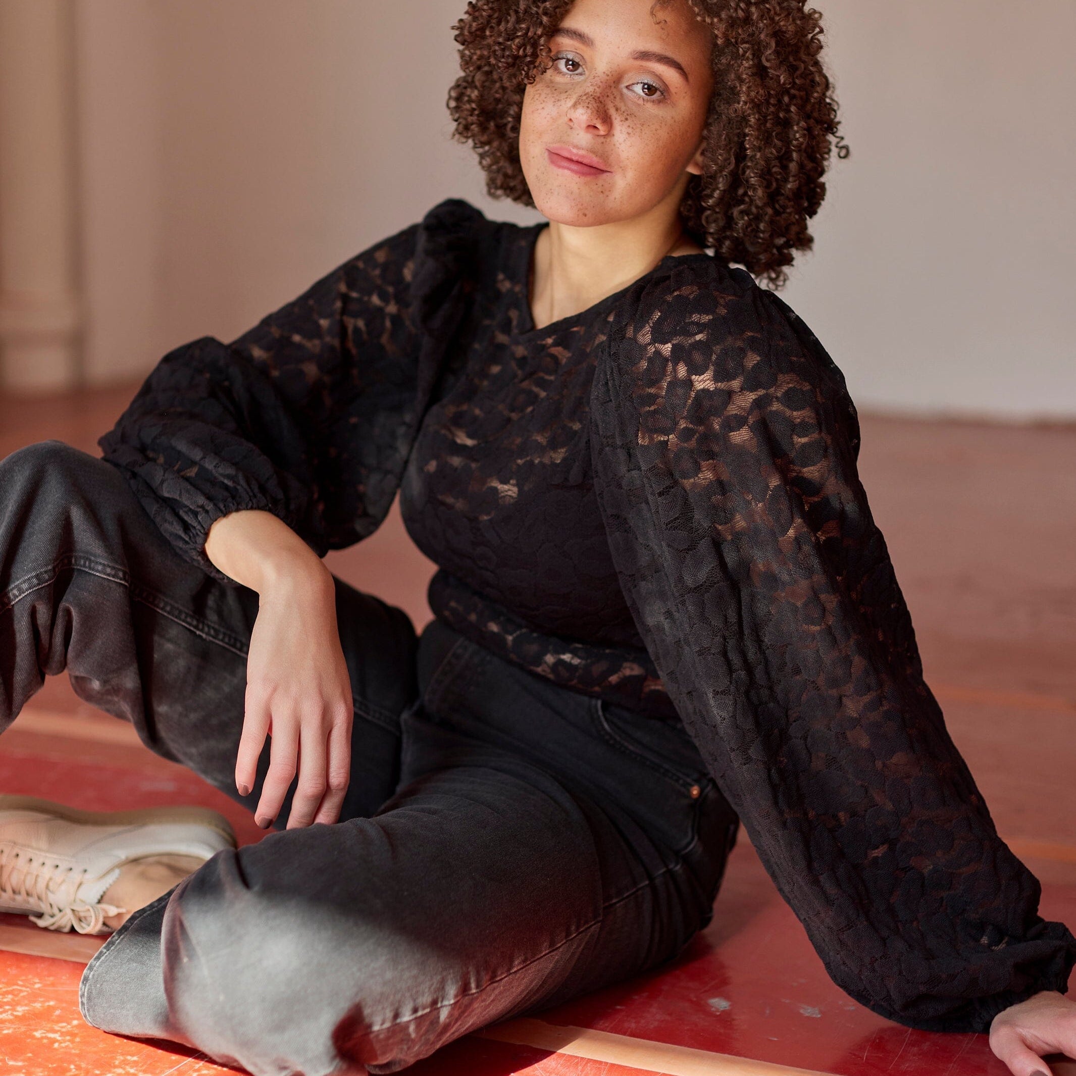 Lace Top -Paita | Licorice Aikuisten paita Can't Stop Dreaming