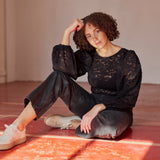 Lace Top -Paita | Licorice Aikuisten paita Can't Stop Dreaming