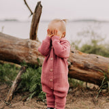Merino Bear Knit Jumpsuit | Rosy Haalari/Jumpsuit True Campers