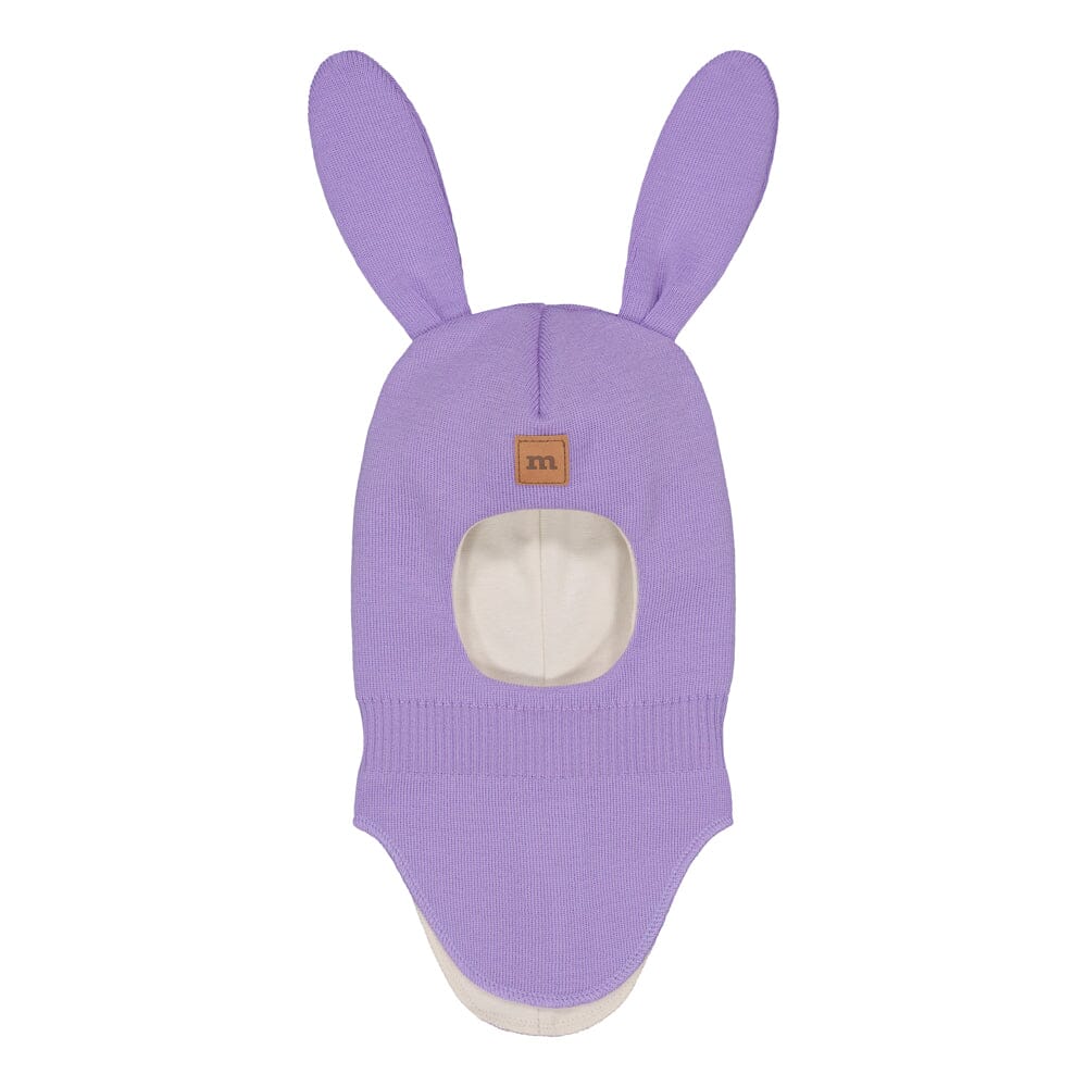 Merino Bunny Helmet | Icy Lilac Pipo Happy Hearts