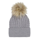 Merino Cable Beanie | Cloudy Pipo Happy Hearts