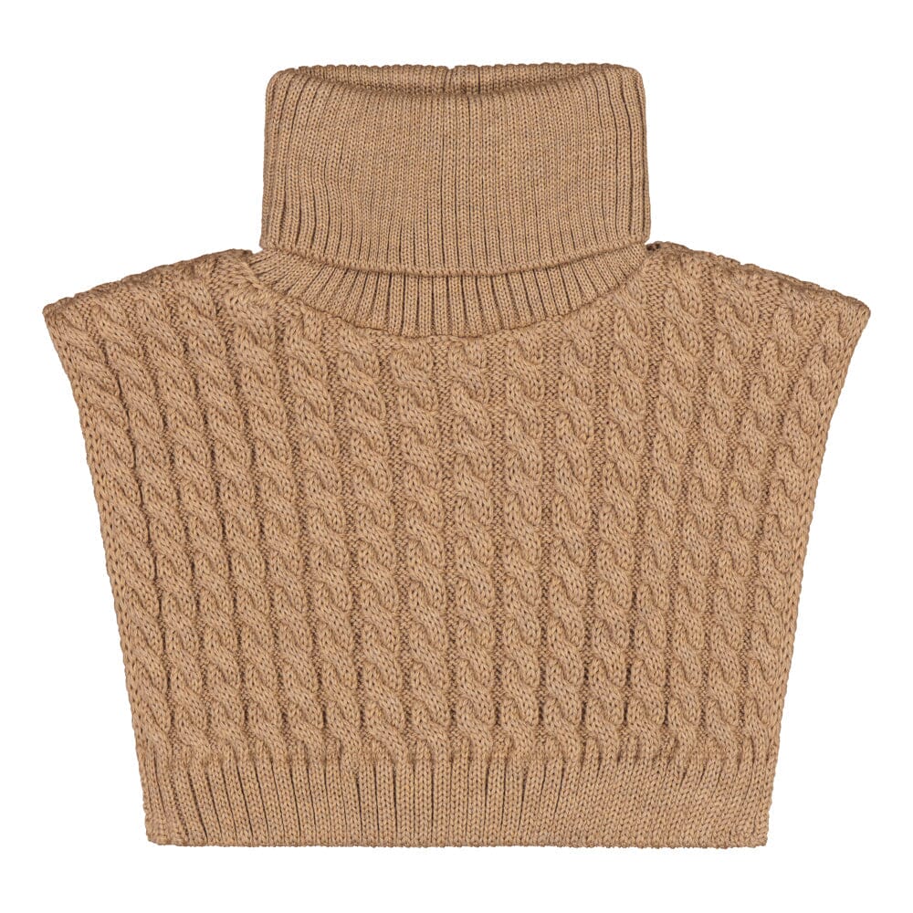 MERINO CABLE NECK WARMER | PEANUT BUTTER Huivi Little Things in Life