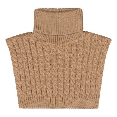 MERINO CABLE NECK WARMER | PEANUT BUTTER Huivi Little Things in Life