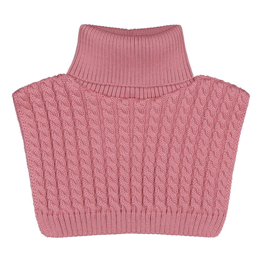 Merino Cable Neck Warmer | Rosy Huivi Happy Hearts