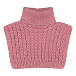 Merino Cable Neck Warmer | Rosy Huivi Happy Hearts