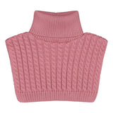 Merino Cable Neck Warmer | Rosy Huivi Happy Hearts