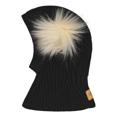 MERINO DOUBLE POM POM HELMET | BLACK Pipo Little Things in Life