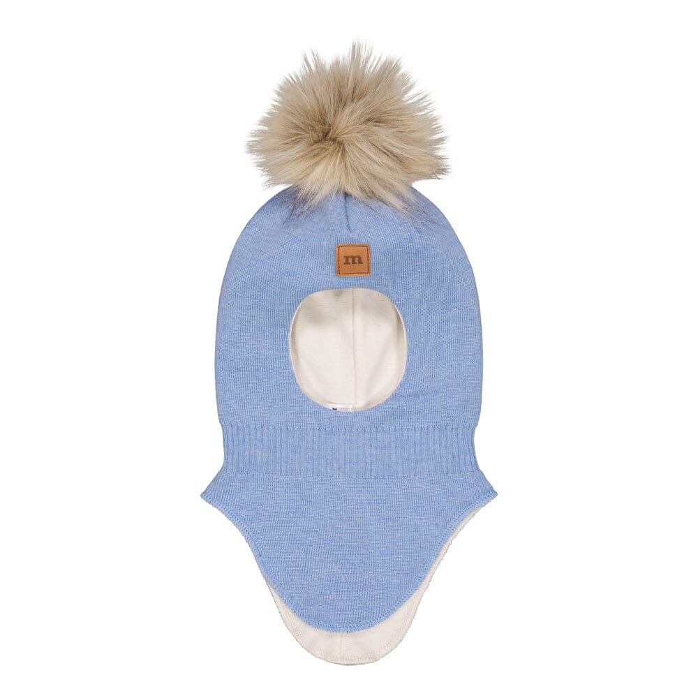 MERINO FUR POM POM HELMET | SKY Pipo Little Things in Life