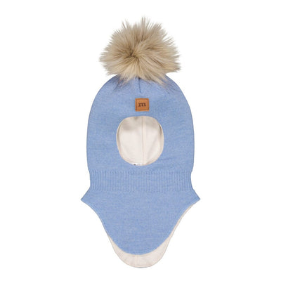 MERINO FUR POM POM HELMET | SKY Pipo Little Things in Life