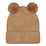 Merino Knitted Pom Pom Beanie | Woody Pipo Happy Hearts