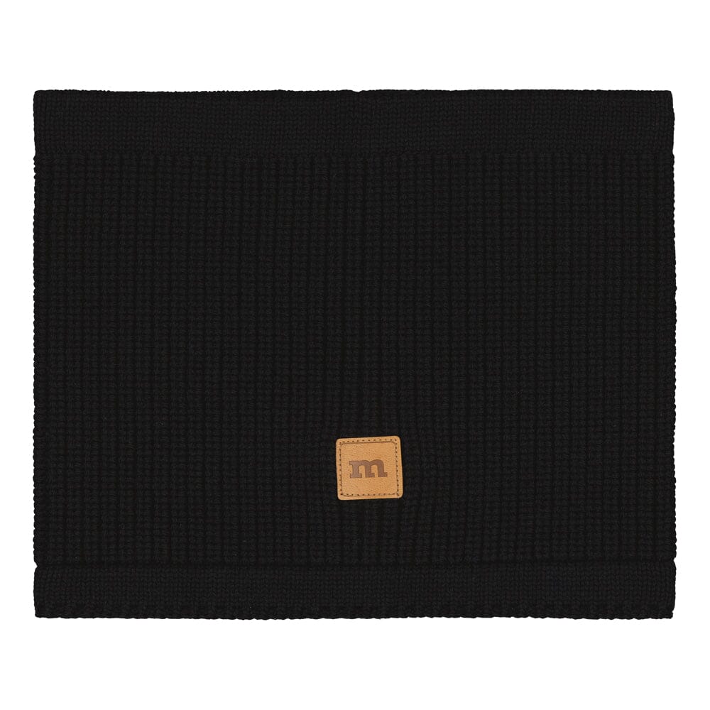 Merino Knitted Tube | Black Huivi Happy Hearts