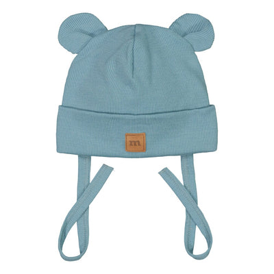 MERINO RIB BEAR BABY BEANIE | CLOUDY SKY Pipo Little Things in Life