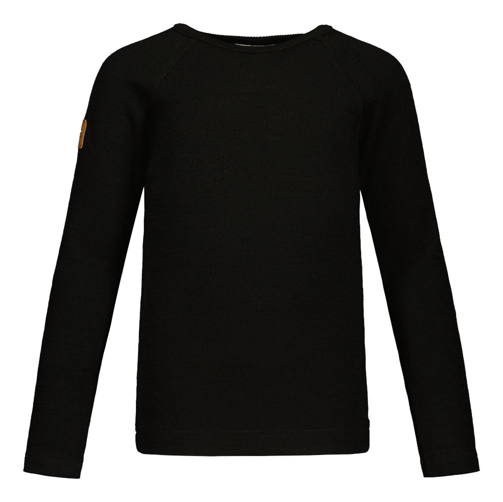 MERINO RIB SHIRT | BLACK Paita Little Things in Life