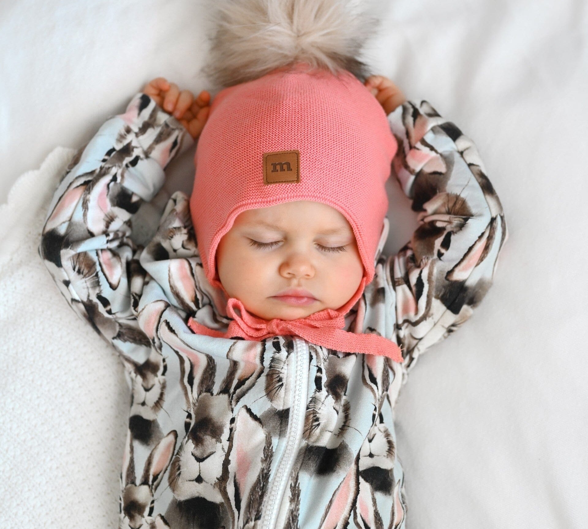 Mini Crystal Hat -Puuvillapipo | Peachy Pink Pipo Circus of My Life