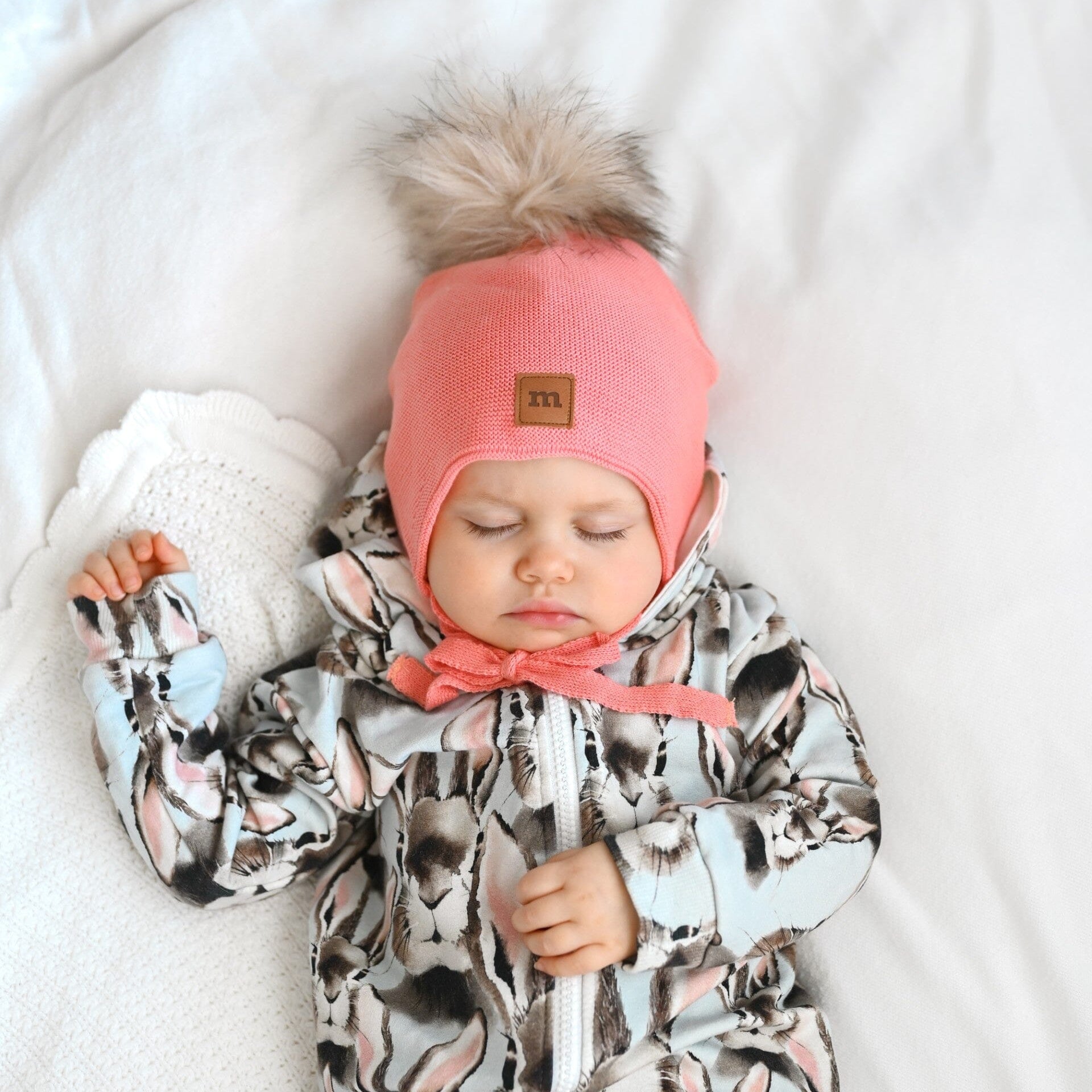 Mini Crystal Hat -Puuvillapipo | Peachy Pink Pipo Circus of My Life