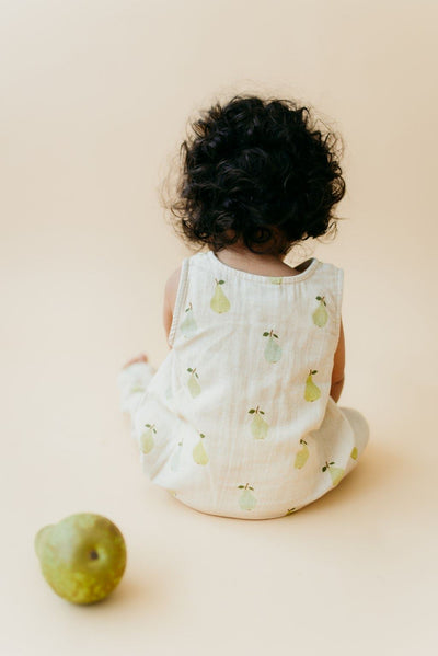 MINI PEARS MUSLIN -HAALARIASU | SAND Housut Hello Sunshine!