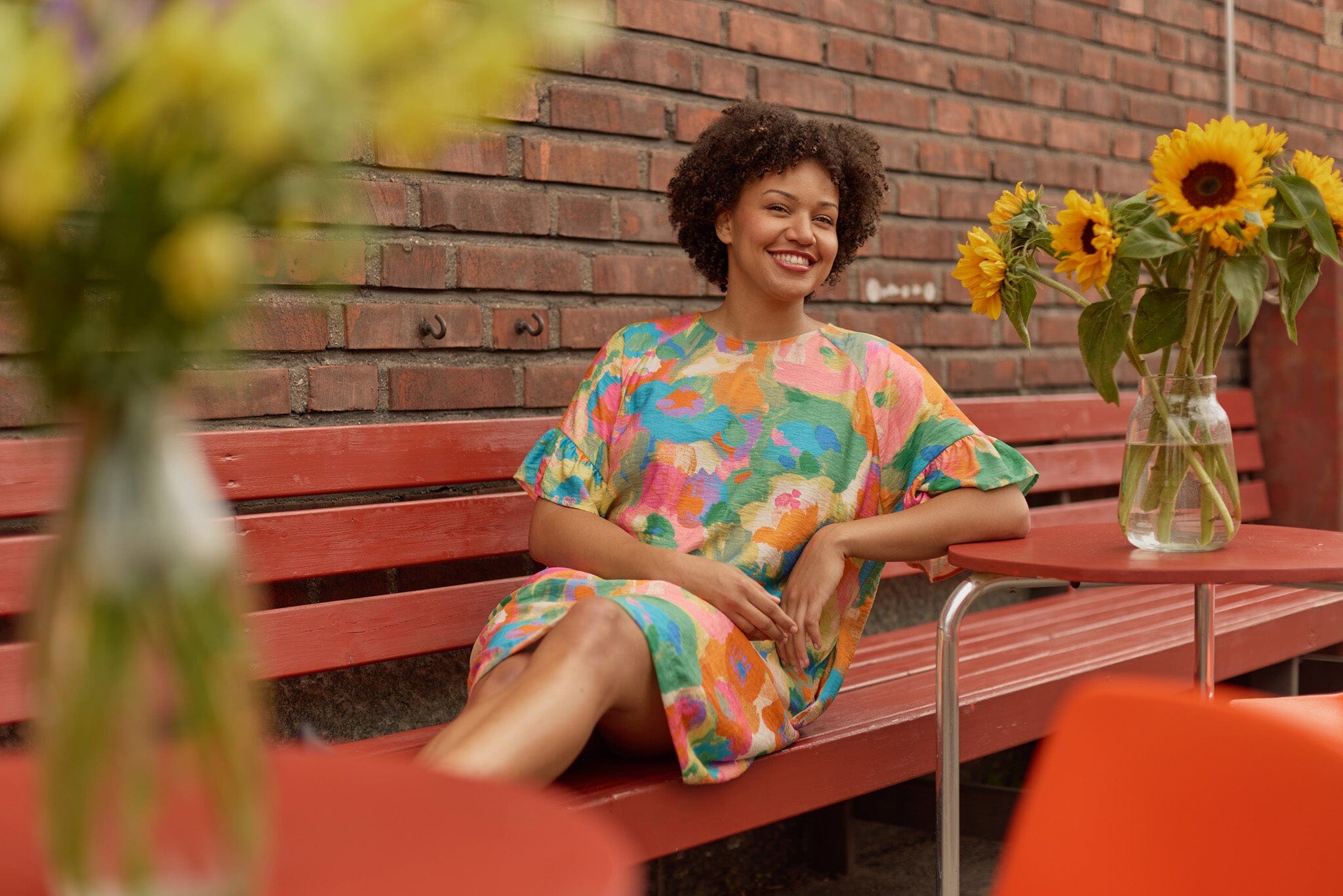 Miracles Frill Dress -Mekko | Spring Aikuisten mekko C'est La Vie!