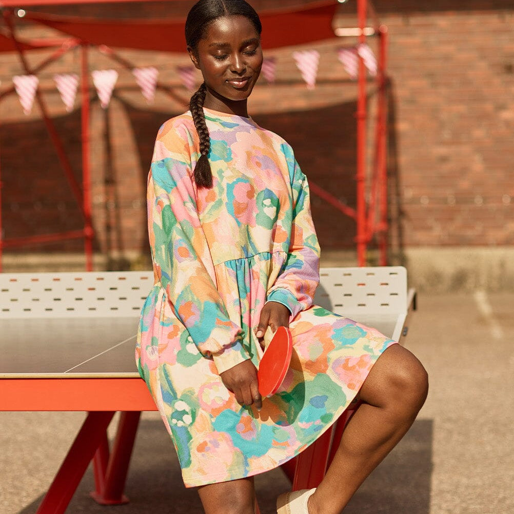 Miracles Ruffle Sweater Dress -Mekko | Spring Aikuisten mekko C'est La Vie!