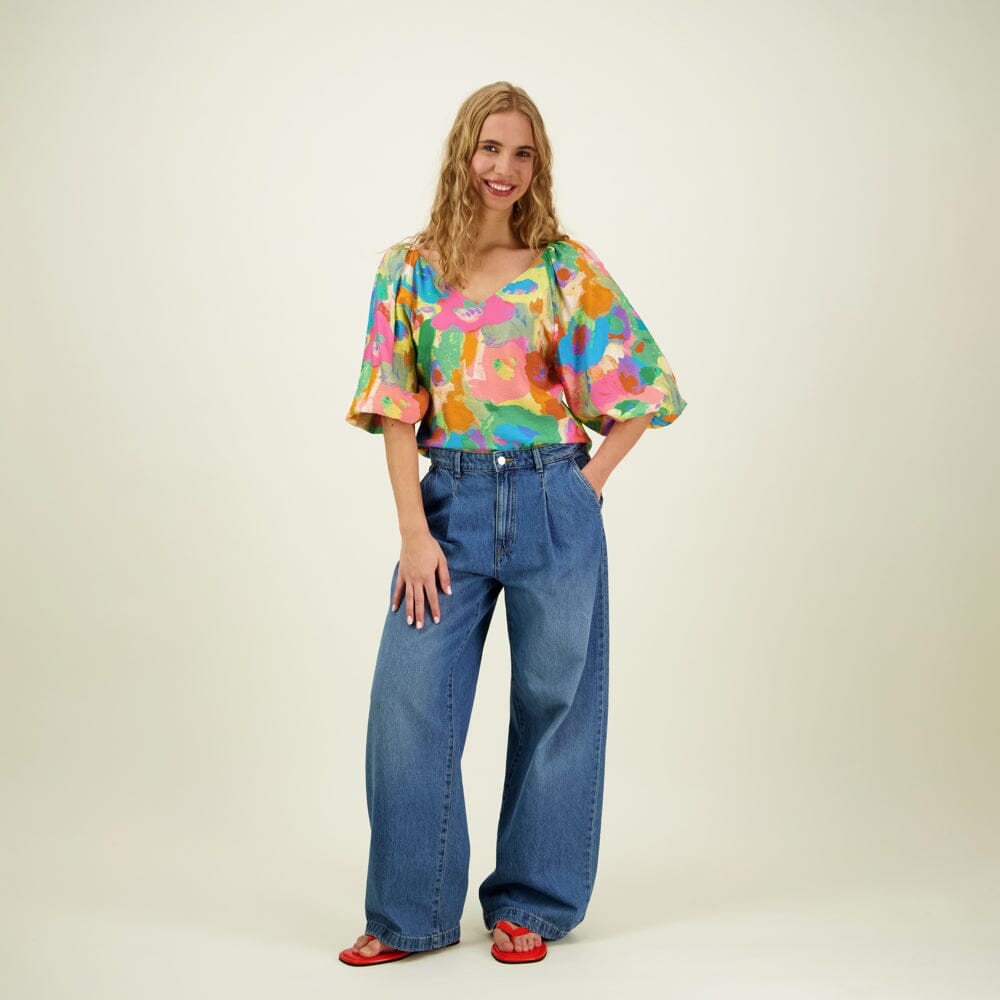 Miracles Volume Sleeve Blouse -Paita | Spring Aikuisten paita C'est La Vie!