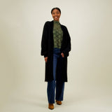 Mohair Long Cardigan -Neuletakki | Licorice Aikuisten neuletakki Can't Stop Dreaming