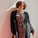 Mohair Long Cardigan -Neuletakki | Licorice Aikuisten neuletakki Can't Stop Dreaming