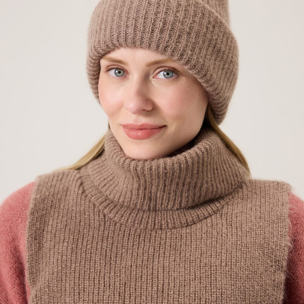 Mohair Neck Warmer -Villakauluri | Tokyo Taupe Aikuisten kauluri Oh, Oui!