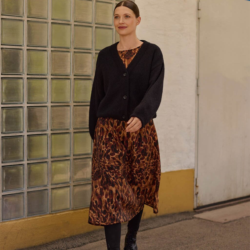 Mohair Short Cardigan -Neuletakki | Licorice Aikuisten neuletakki Oh, Oui!