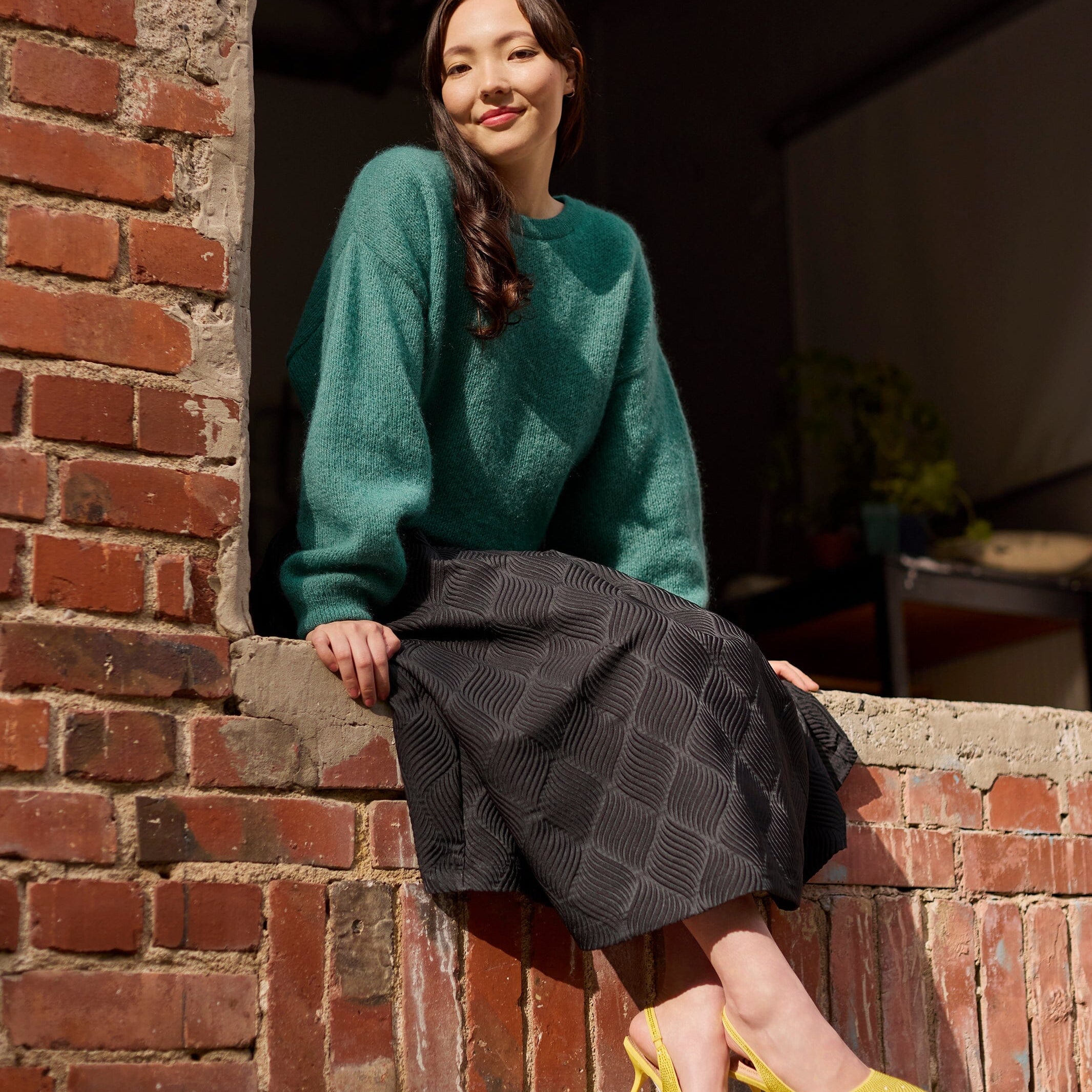 Mohair Sweater -Neulepaita | Wasabi Aikuisten neulepaita Can't Stop Dreaming