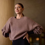 Mohair Sweater -Neuleupaita | Tokyo Taupe Aikuisten neulepaita Oh, Oui!