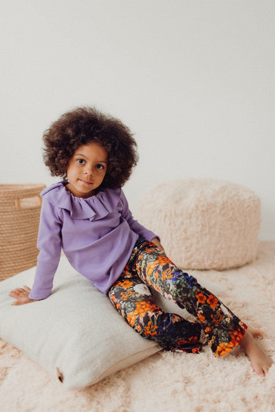 MOMENTS VELOUR FLARE PANTS | MULTICOLOR Housut Made of Dreams